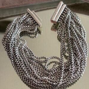 David Yurman Silver Multi-Strand 16 Row Bracelet